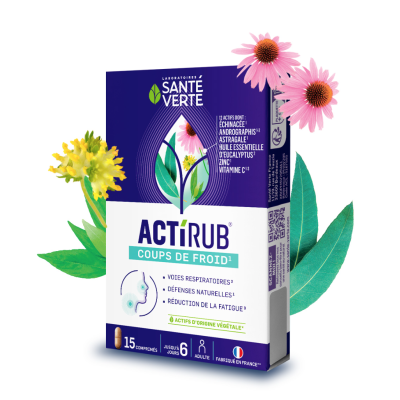 Actirub Nez-Gorge 15 comprimés Santé Verte