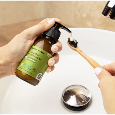 Dentifrice en Pâte à l'Argile Blanche Menthe - Version 2 Comme Avant