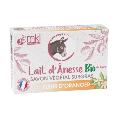 Savon au Lait d'Ânesse Fleur D'Oranger MKL Green Nature
