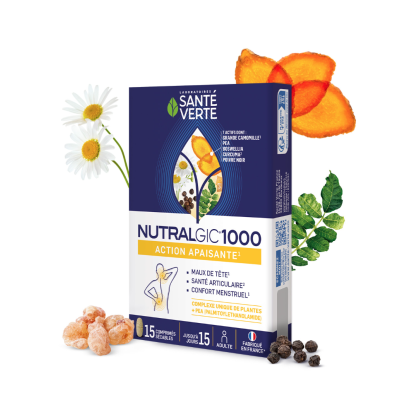 Nutralgic 1000 (Action apaisante) 15 comprimés Santé Verte