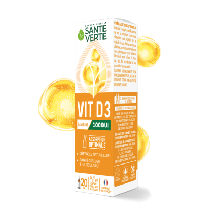 Spray VitamineD3 1000UI Santé Verte