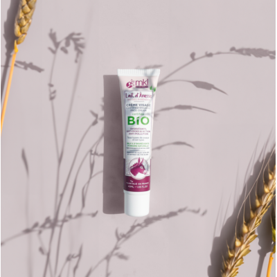 Crème Visage au Lait d'Ânesse Bio MKL Green Nature