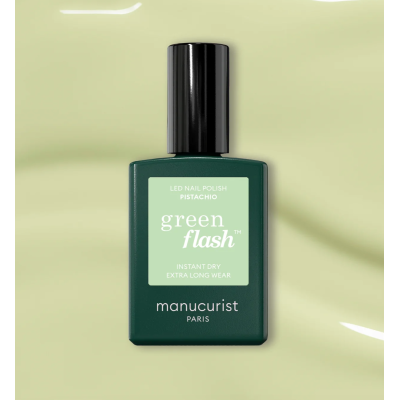 Vernis Semi permanent LED GREEN FLASH PISTACHIO Manucurist