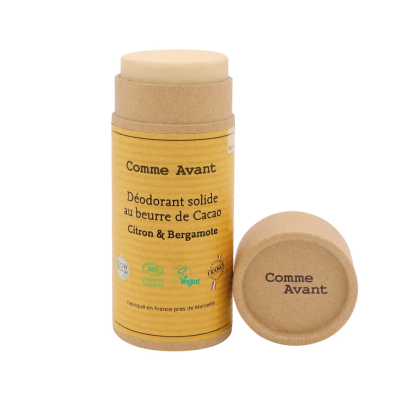 Déodorant Solide Bio Citron et Bergamote - Version 3 Comme Avant