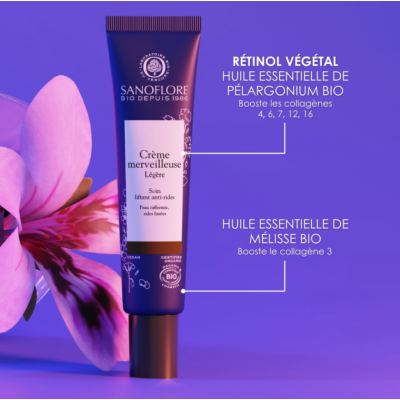 Crème Merveilleuse Légère Bio Sanoflore