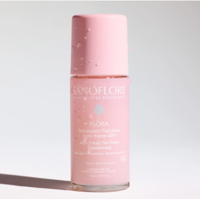 Déodorant Bio 48H Flora Roll-on Sanoflore