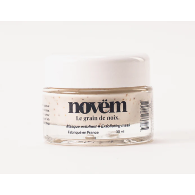 Masque Exfoliant et Hydratant Visage Le Grain de Noix Novëm