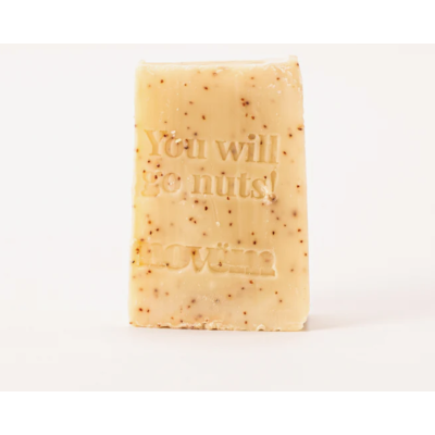 Savon Solide Exfoliant Corps à la poudre de coquille de Noix de Grenoble Novëm