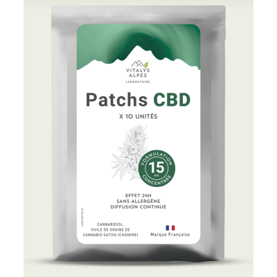 Patchs Articulaire CBD Vitalys Alpes