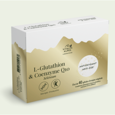 L-Glutathion & Coenzyme Q10 Vitalys Alpes