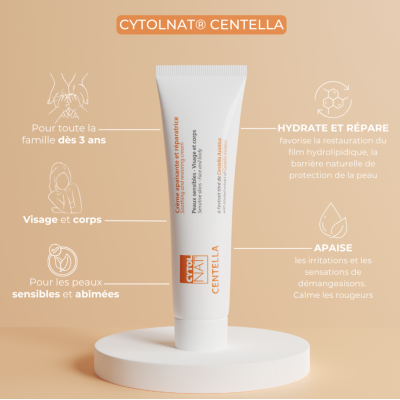 Cytolnat® Crème réparatrice et apaisante Centella