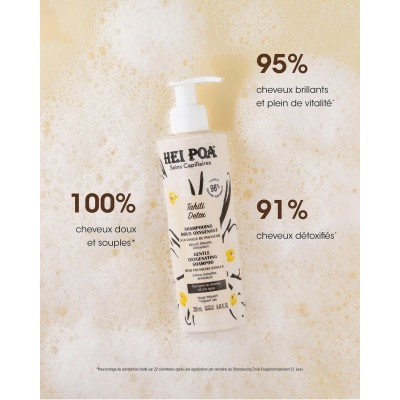 Shampoing Doux Oxygénant Détox (Vanille de Polynésie) Hei Poa
