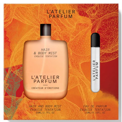 Coffret Noël 2025 Brume Parfumée Corps & Cheveux - Exquise Tentation L'Atelier Parfum