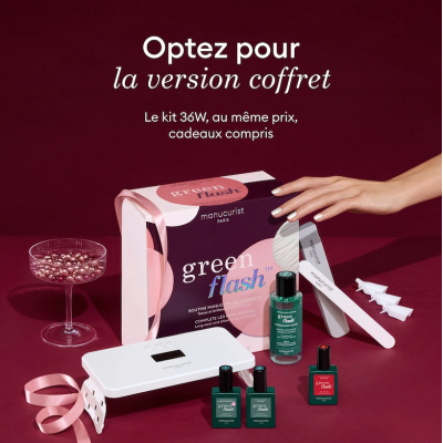 Coffret Découverte Noël 2025 Green Flash Manucurist