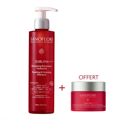 DUO Shampoing Réparateur Hydratant & Masque SUBLIMA Sanoflore