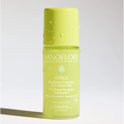 Déodorant 24h Citrus Roll-On Bio Sanoflore