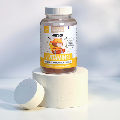 Gummies Junior 9 Vitamines Nat&Form