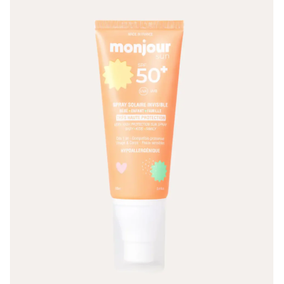 Spray solaire invisible SPF 50+ Monjour