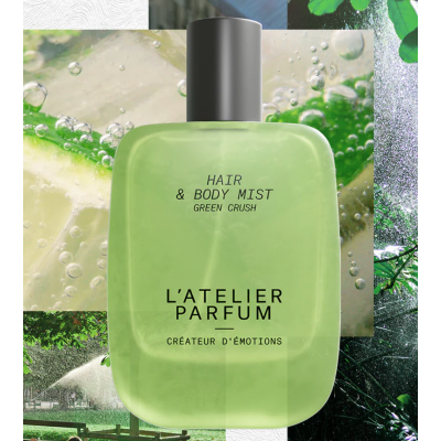 Brume Parfumée Green Crush Corps et Cheveux L'Atelier Parfum