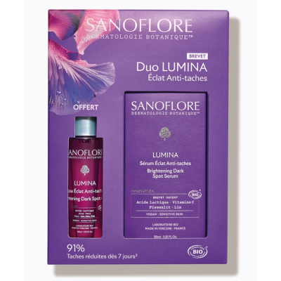 Coffret Duo LUMINA Éclat Anti-taches Sanoflore
