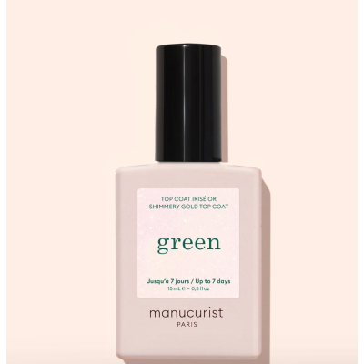 Top Coat Pailleté Or Green Manucurist