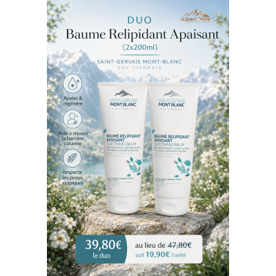 DUO Baume Relipidant Apaisant (2x200ml) Saint-Gervais Mont Blanc