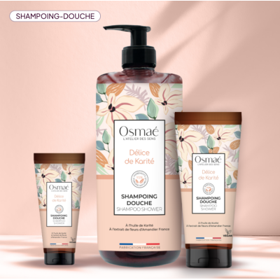 Shampoing Douche Délice de Karité 200ml Osmaé