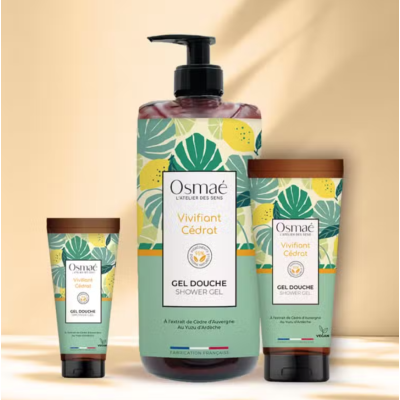 Gel Douche Vivifiant Cédrat 200ml Osmaé