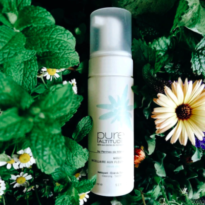 Mousse Micellaire Visage aux Fleurs Démaquillant Pure Altitude