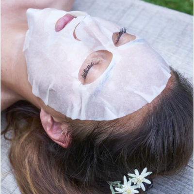 Masque Visage Tissu en Coton Bio à l'Edelweiss Pure Altitude