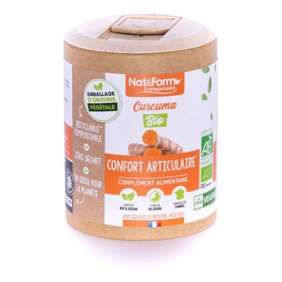 Curcuma Bio Confort Articulaire (60Gel) Nat&Form